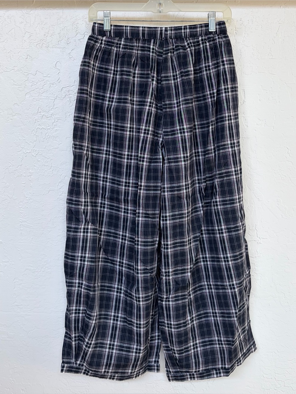 Tarse Plaid Barrel Leg Harem Pants - Picture 4 of 5